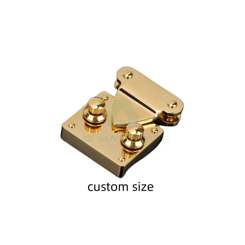 MZhardware Custom Metal Push Lock Hardware Fittings Factory Design Press Handbag Logo Color Custom Bag DIY Bag Accessories