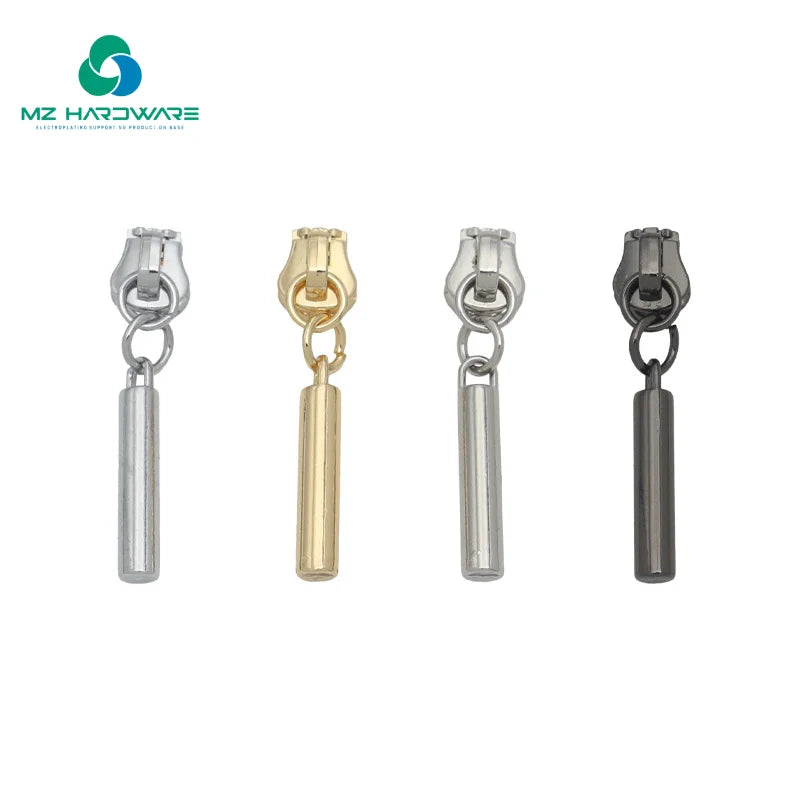 Customized Color Round Zipper Slider Puller Logo Zipper Pull Puller Zipper Accessories for Handbag