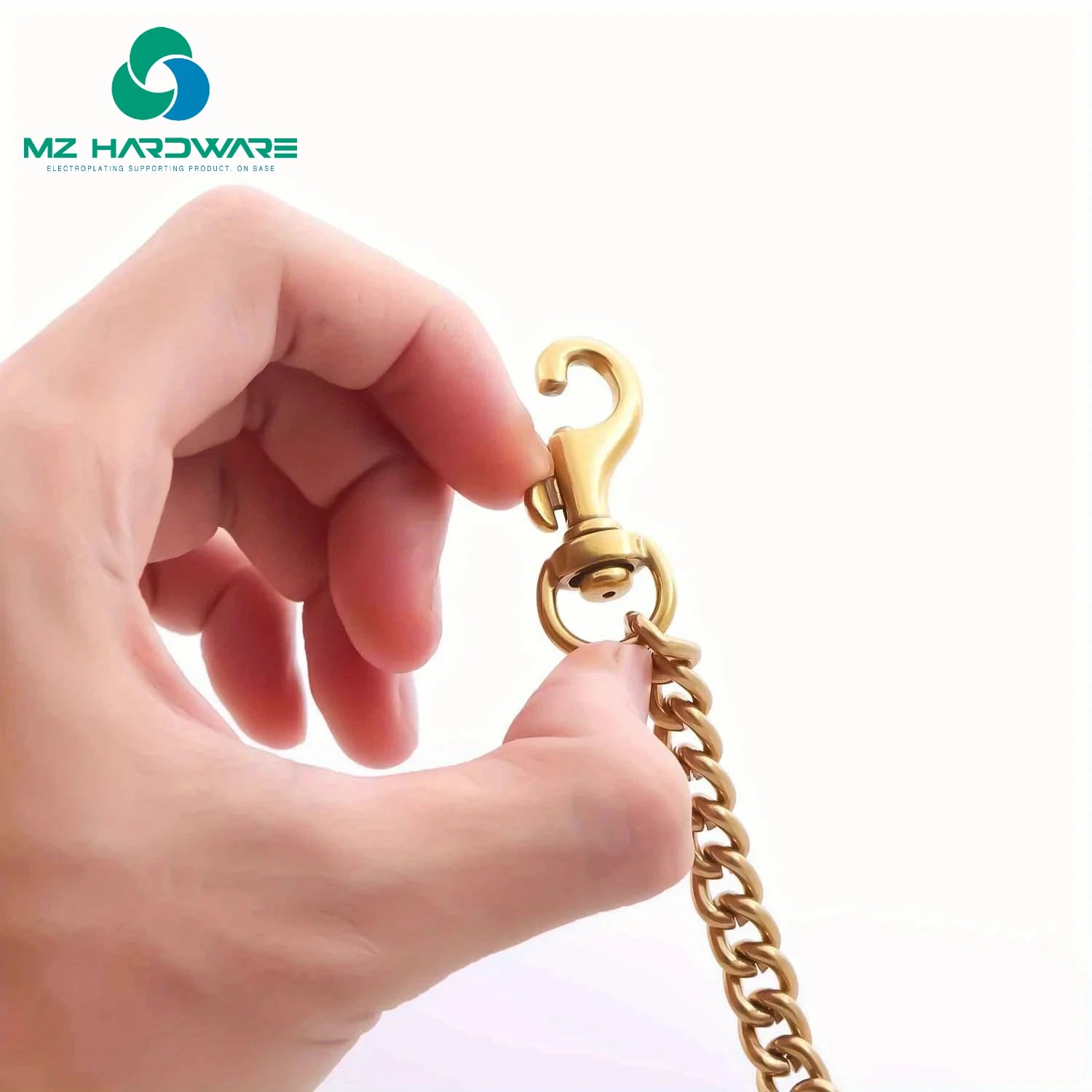 MZHardware Durable Metal Strap Underarm Bag Chain Accessories for DIY Handbag Purse Passed Salt Spray Test