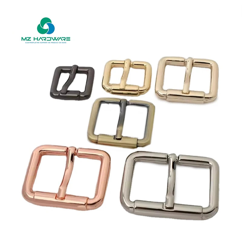 Cheap and High Quality Roller Pin Buckle Luxury Rectangular Pin Belt Buckle Button Handbag Bag Hardware