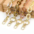 Fashion Women's Bag Straps High Quality Bag Handle  Handbag Accessories Key Chain Plastic Acrylic Bag Chain