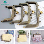 MZhardware DIY Craft Purse Bag Making Kiss Clasp Lock Metal Purse Frame Clutch Bag for Other Bag Parts & Accessories