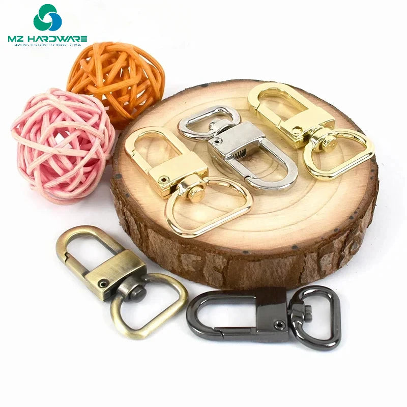 13/16/19mm D Tail Metal Buckles for Bag Strap Webbing Belt Hooks Dog Collar Swivel Lobster Clasp Hanger DIY Hardware Accessories