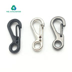 China Wholesale Hardware Accessories Spring Snap Hook Carabiner Link Buckle Stainless Steel Custom Carabiners