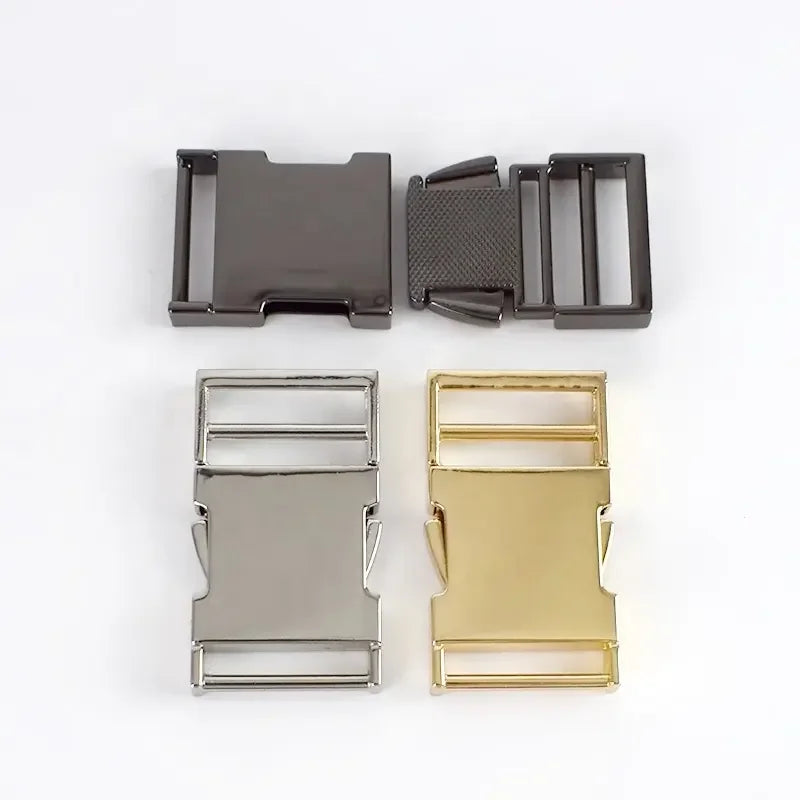 MZ Hardware High Quality Three Colors  Metal Buckles Handbag Accessories for Dog Collars Bags Strap Buckle
