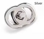 Custom Purse Twist Locks for Bags Shiny Gold Metal Bag Lock Handbag Metal Turn Lock for Women Bag