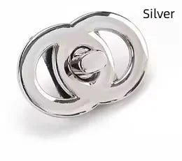 Custom Purse Twist Locks for Bags Shiny Gold Metal Bag Lock Handbag Metal Turn Lock for Women Bag