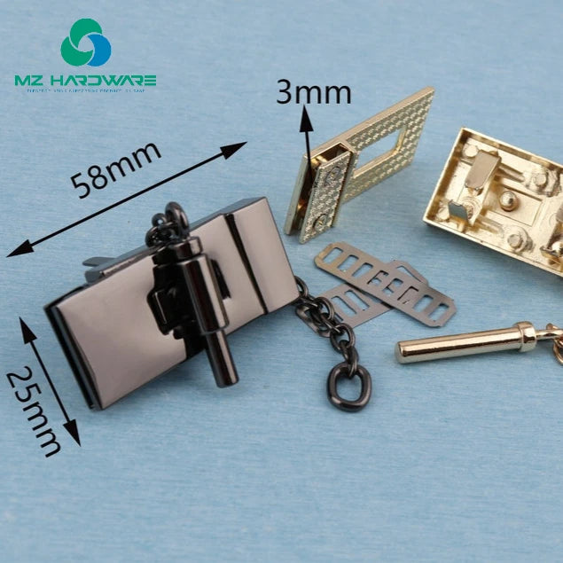 MZ Handmade DIY Women's Bag Lock Hardware Accessories Little Pig Bag Buckle Twist Lock Special Bag Parts & Accessories