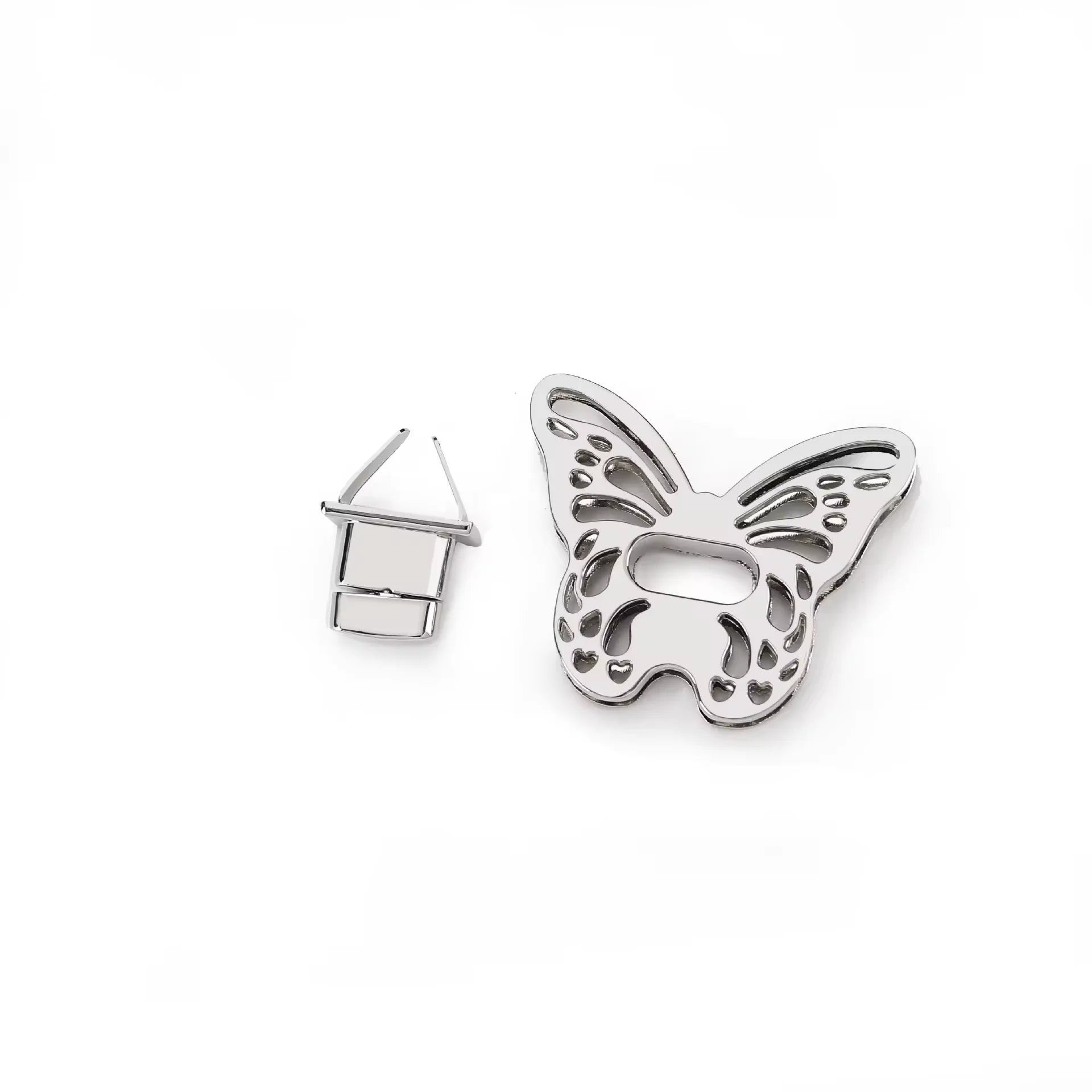 Handbag Accessories Fashion Alloy Twist Lock for Leather Bag Butterfly Twist Lock Bag Lock Purse Hardware Handbag