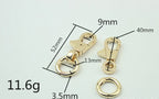 Dog Collar Buckles Swivel Hooks Hardware Lobster Clasps Keychain Bag Chain Snap Hook