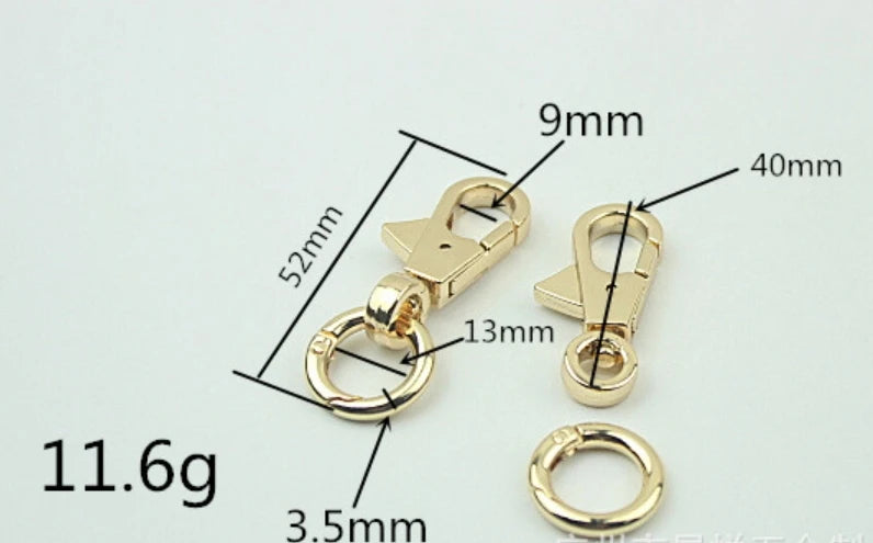 Dog Collar Buckles Swivel Hooks Hardware Lobster Clasps Keychain Bag Chain Snap Hook