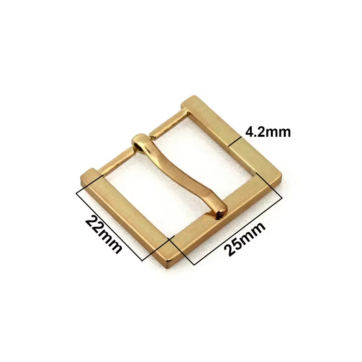 MZhardware Most Popular Square Belt Accessories Zinc Alloy Pin Buckle Pin Belt Pin Buckles for Gentlemen