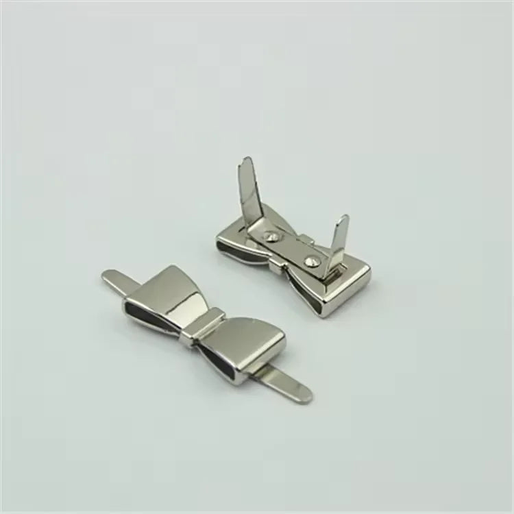 New Design Metal Bag Parts Accessories Handbag Bowknot Rivets Bags Metal Handbag Buckle