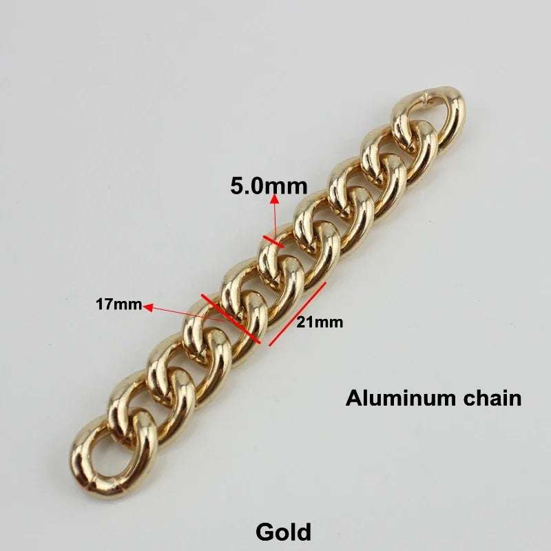 MZhardware Metal Chain Strap for Bags Diy Hardware Handles Crossbody Accessories for Handbag Replacement Purse Chain