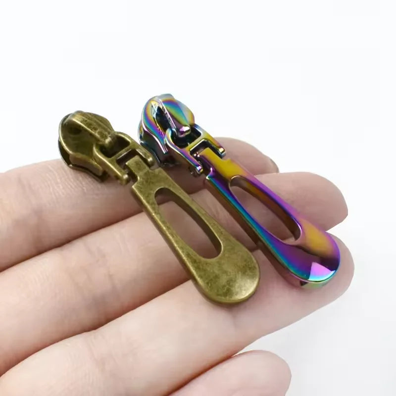 New Arrivals Accessories Bag Metal Zipper Slider Bag Alloy Zipper Puller Handbags Nylon Metal Zippers Slider Head