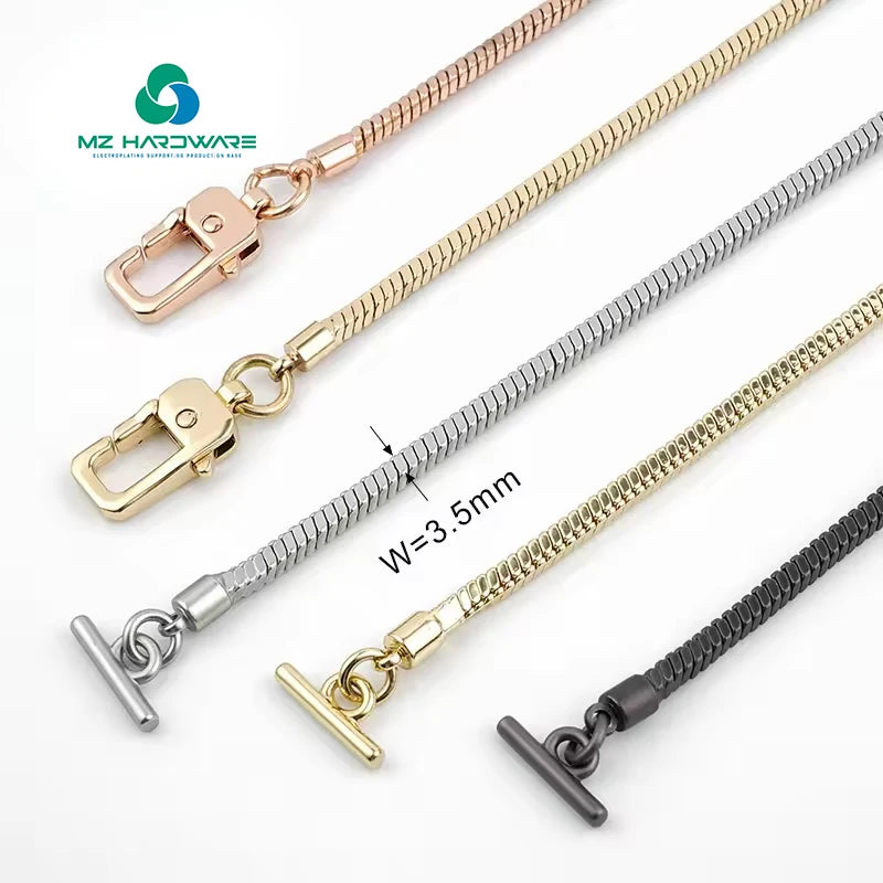 Cheap and High Quality Custom Bag Chain Shoulder Bag Accessories Metal Diy Purse Chains Bag Decoration Chains