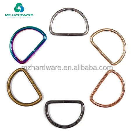 D Ring Buckle Iron Metal Accessories for Bag MakingSustainable and Fashionable Hardware 20 Pieces Per Pack