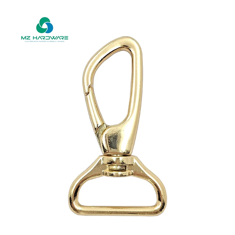 MZhardware Bag Hardware Accessories Solid Brass Snap Hook Swivel Metal Dog Hook Adjustable Carabiner