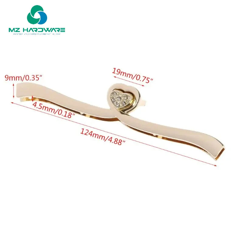 MZhardware Metal Locks Hardware Giratorio Candado Accesorios De DIY Bag Cierre De Bolso De Mano Hombro