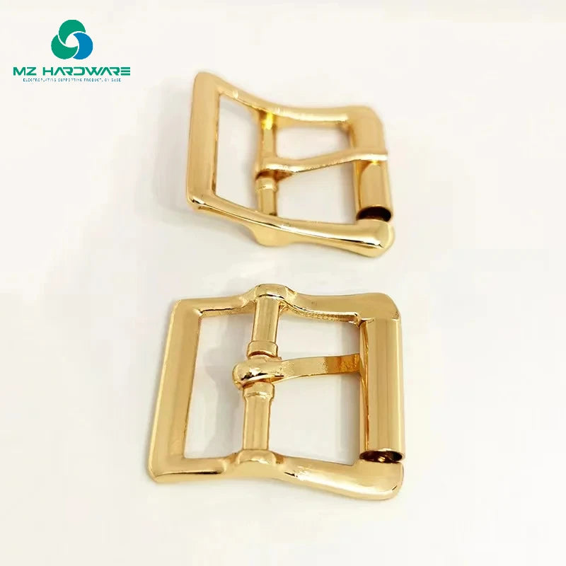 Customized Wide Metal Big Double Roller Con Bar Single Roller Hardware Belt Buckle Clasp Adjustable Pin Buckle for Bag
