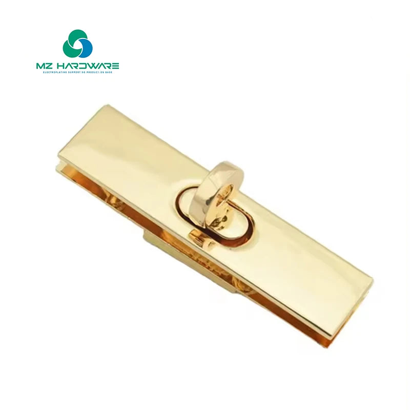 Custom Turn Twist Lock Bag Accessories Fashion Locks for Handbags Luxury Purse Lock for Leather Bags