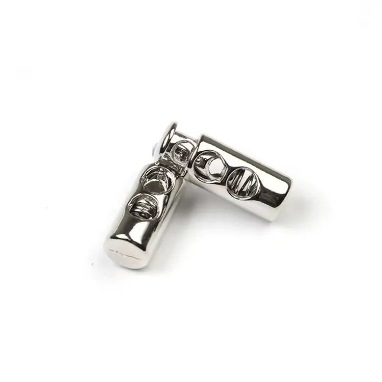 Good Quality Adjustable String Stopper 2 Hole Cord Stopper Metal Cord Lock Female Bag Handle With Hardware Buckle