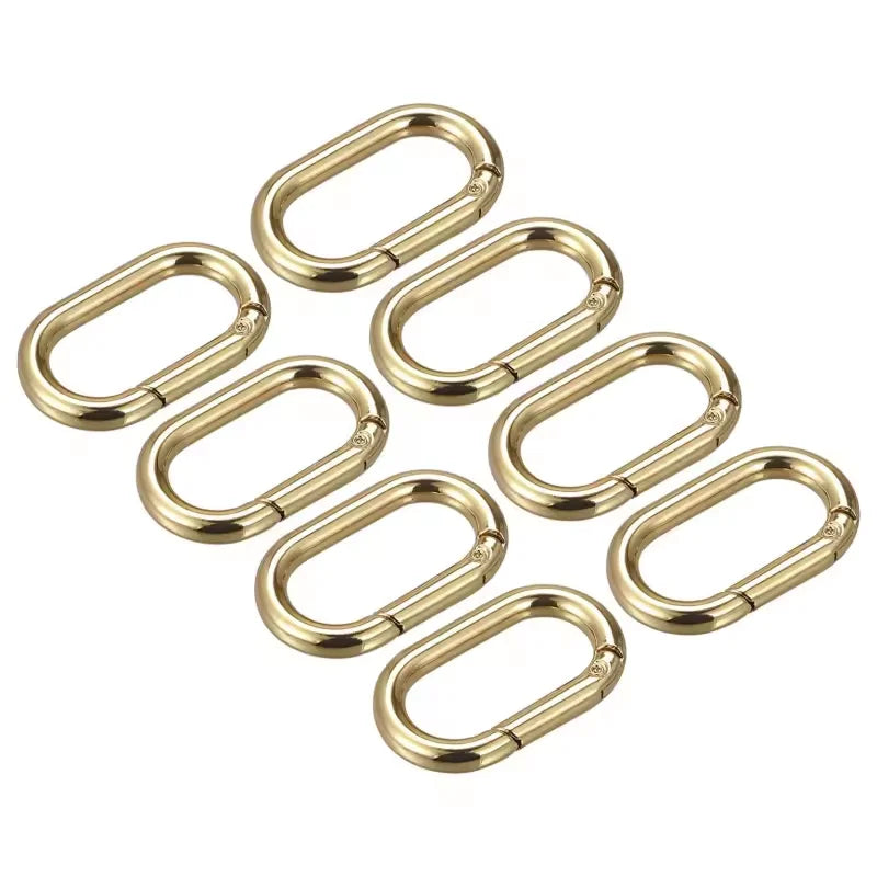 Good Quality Carabiner Metal Spring Key Ring Bag O Ring Buckle Carabiner Snap Spring Hook