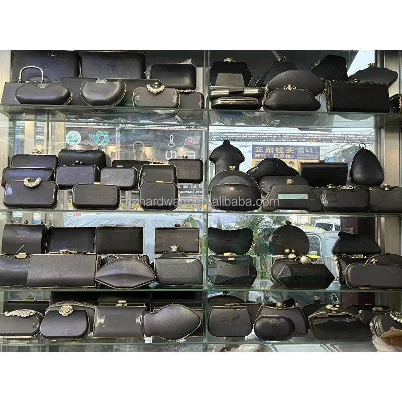 MZhardware DIY Metal Purse and Clutch Bag Frame Parts Other Bag Metal Accessories and Frames Asas Para Carteras a Crochet