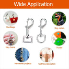Factory Supply Bag Accessories Metal Swivel Snap Hook Custom Hardware Dog Hook for Pet Leash Handbag Strap Lanyard Safety Buckle