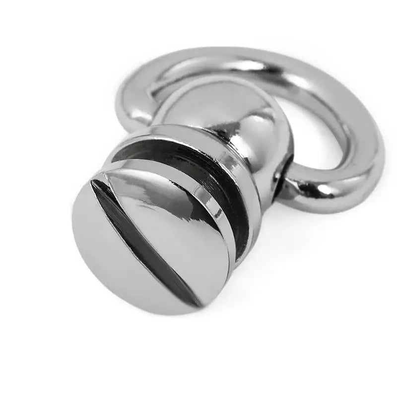 High Quality Chicago Screws Stainless Metal Screw With O Ring 8mm Bag Accessories Screw Studs Button