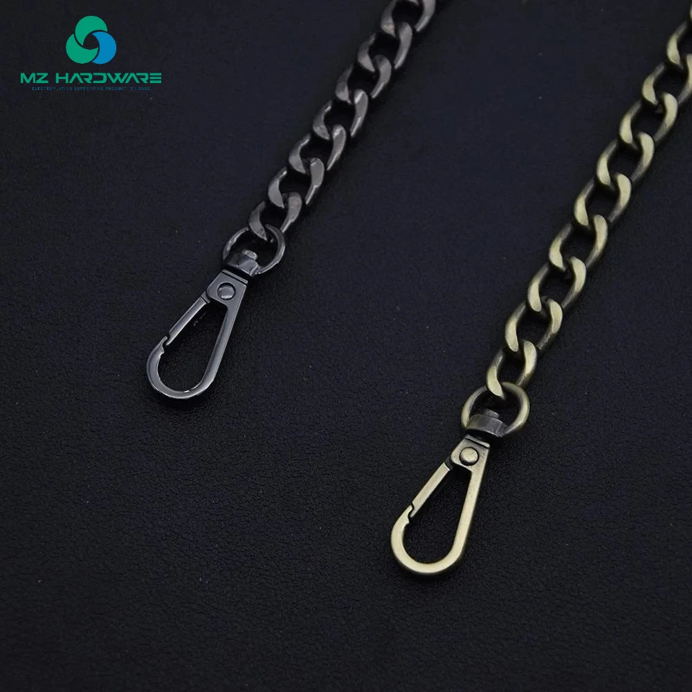 MZhardware High Quality 16/20/25/32/38mm Metal Lobster Clasp Collar Carabiner Snap Hook DIY Keychain Bag Part Accessories Bags