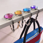 Gift Promotion Table Purse Hanger Folding Purse Hook Customized Logo Bag Hanger Table Hook for Table for Student, Office