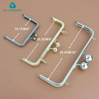 MZHardware Wholesale Metal Clamshell Purse Frame Invisible DIY Bag & Luggage Making Materials