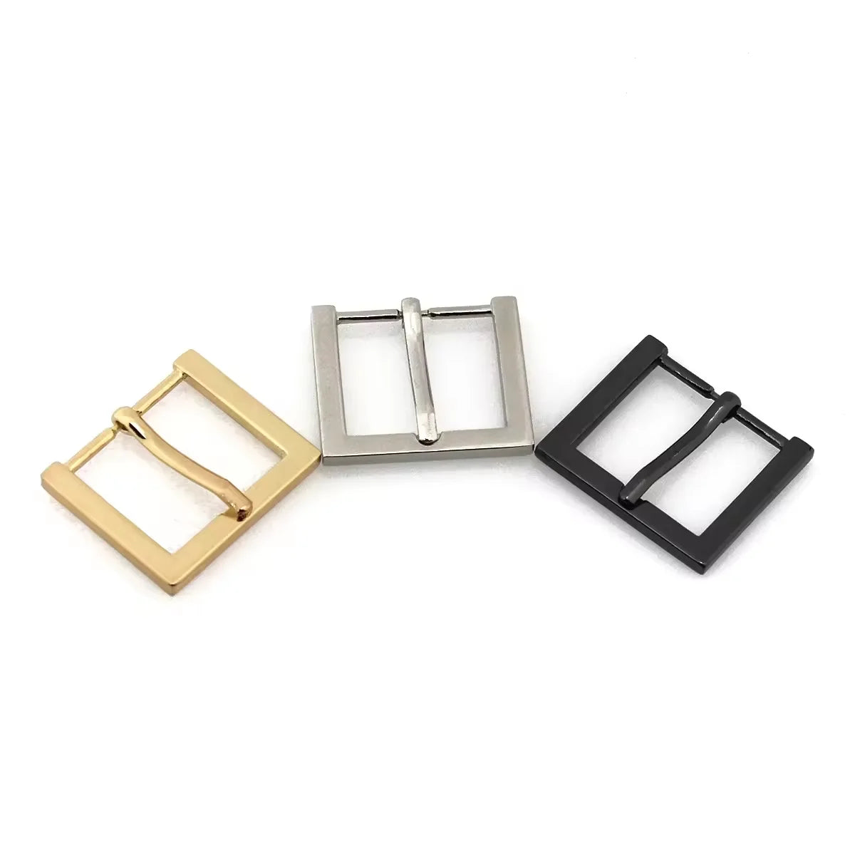 MZhardware Most Popular Square Belt Accessories Zinc Alloy Pin Buckle Pin Belt Pin Buckles for Gentlemen