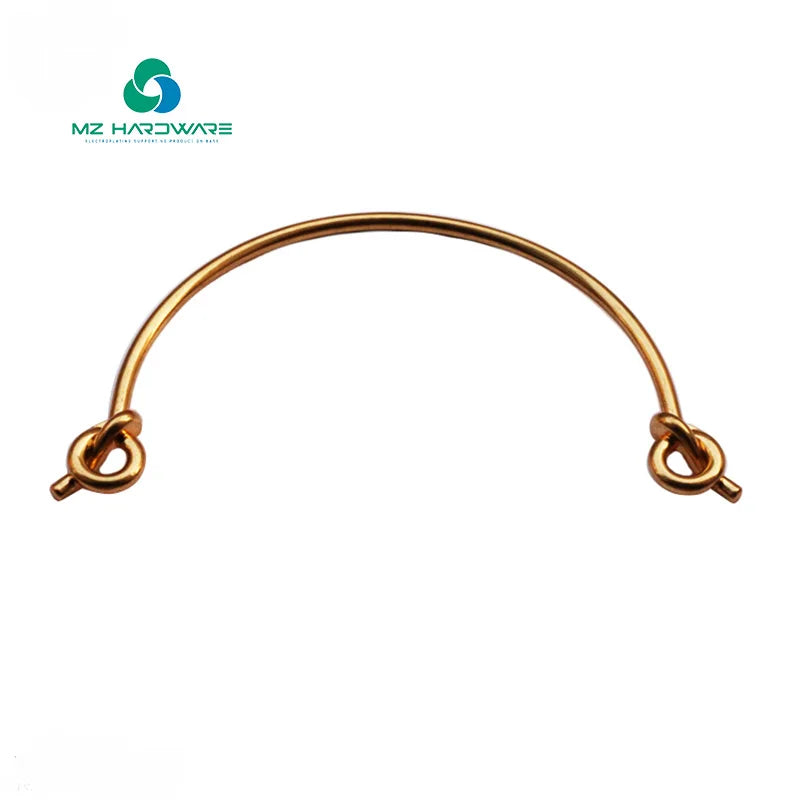 Hardware Accessories Handles Rings Bag Buckels D Rings Round Bag Handles Leather Bag Handles for Handbags