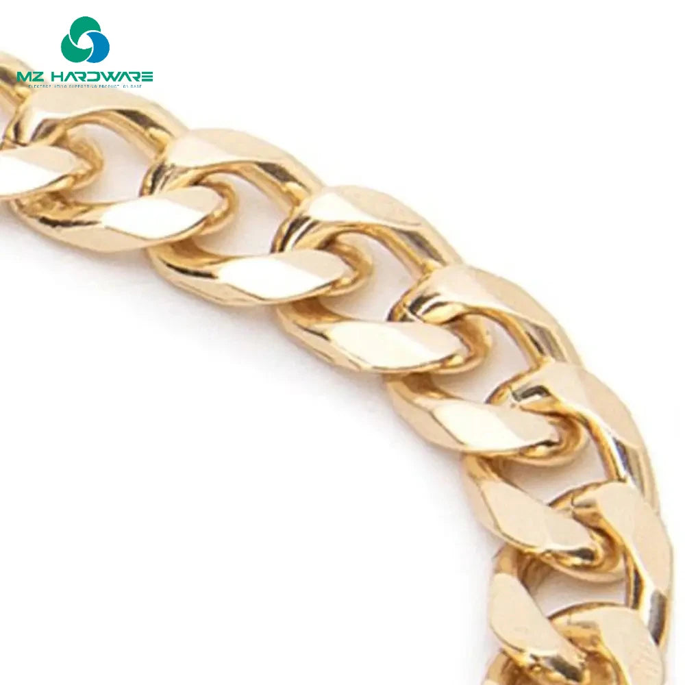 MZhardware Golden Bag Chain Accessories Metal Crossbody Shoulder Belt Underarm Chains Replacement Bags Strap for Women's Bag