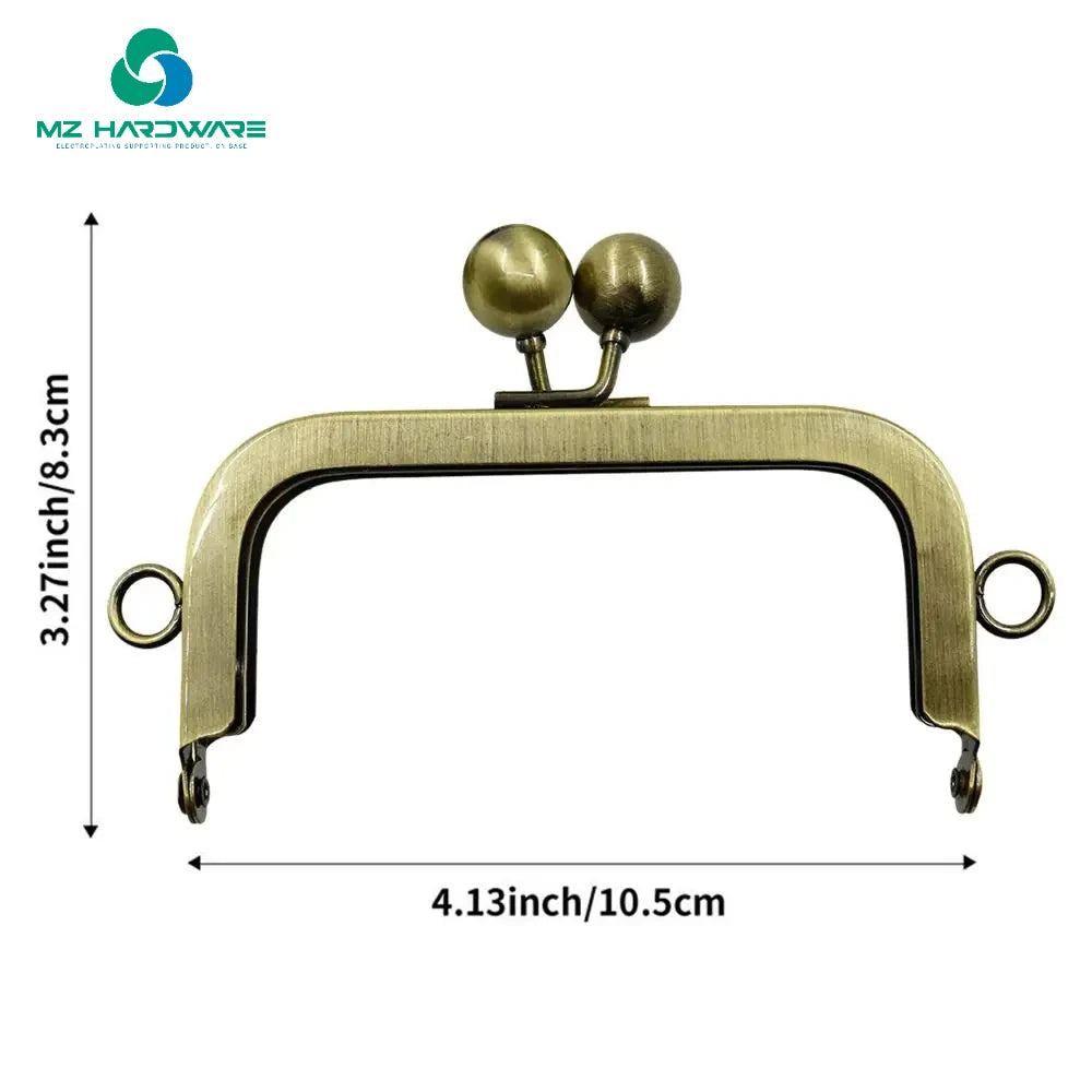 MZhardware Hot Sale DIY Craft Metal Hardware Accessories Vintage Pattern Purse Frame Kiss Clasp Lock Bag Bag Luggage Making
