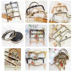 MZhardware Square Shape Purse Frame Metal Frame for Purse DIY Bag Accessories 6.5CM 8.5CM 10.5CM 12.5CM 15CM 18CM 20CM