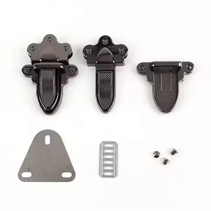 MZ Hardware Customizable  Handbag Hardware Accessories DIY Retro Purse Locks Snap Clasps Closure Buckle Twist Turn Bag Lock