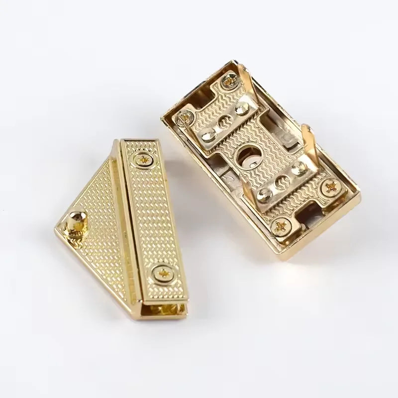 MZhardware High Quality Zinc Alloy Hardware Accessories Hot Sale Thickened Leather Alloy Buckle Twist Lock Clasp for Bags