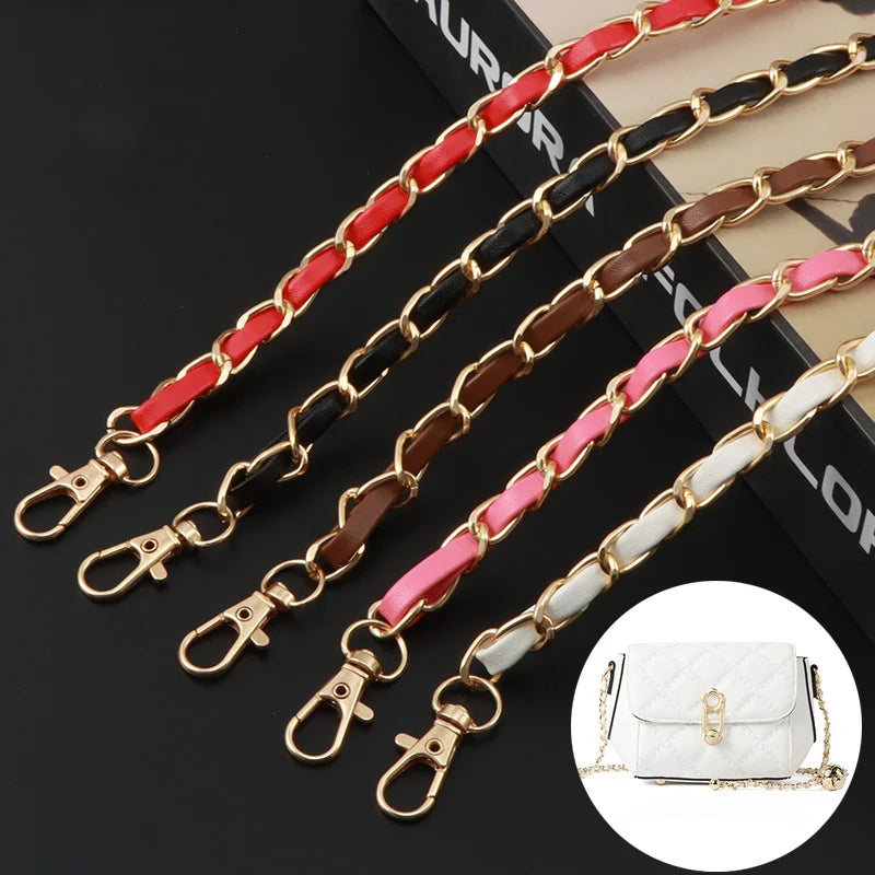MZhardware  Adjustable Leather Bag Chain Strap Universal Mobile Phone Case Anti-Lost Rope Lanyard Handbag Type