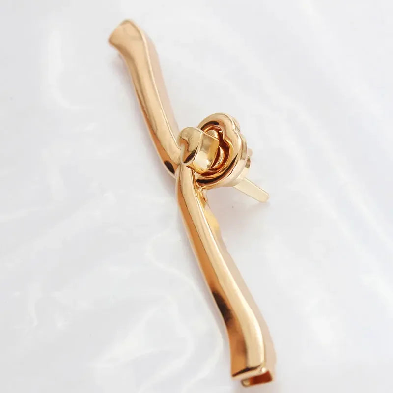 Handbag Hardware Wholesale Stainless Steel Handbag Hardware Heart Shape Clasp Turn Lock Twist Lock