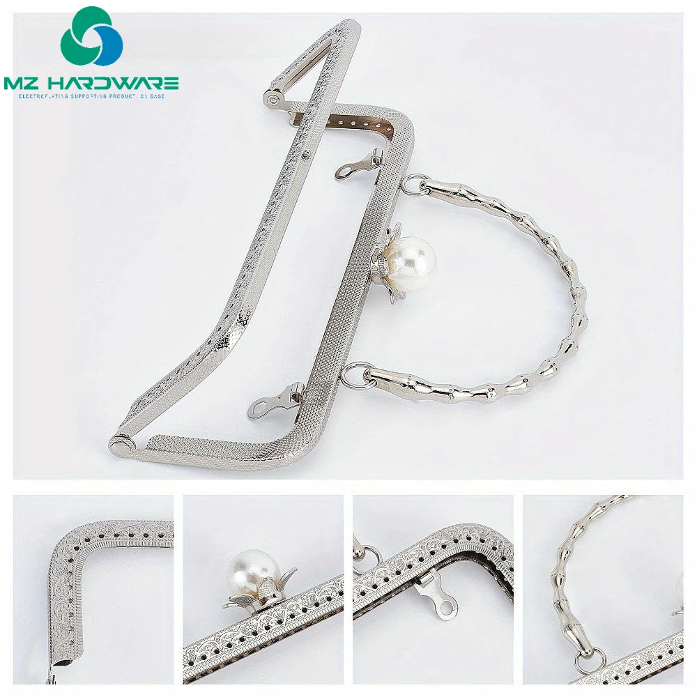 MZhardware DIY Craft Metal Purse Frame Stick Handle Bag Making Frame for Coin Purse Special Bag Parts & Accessories