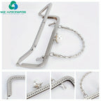 MZhardware DIY Craft Metal Purse Frame Stick Handle Bag Making Frame for Coin Purse Special Bag Parts & Accessories