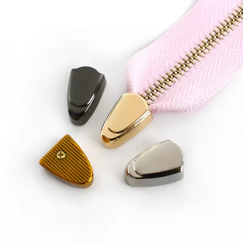 Good Quality Zipper Accessories Metal End Clips for Belts and Bags Bag Zipper Clip Buckle Zipper End Plug