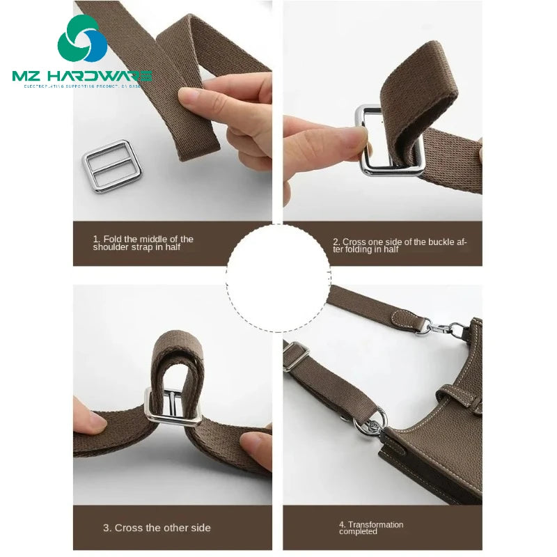 MZhardware Accessory Metal Tri-Glide Buckle and Round O Ring Special Bag Parts & Accessories