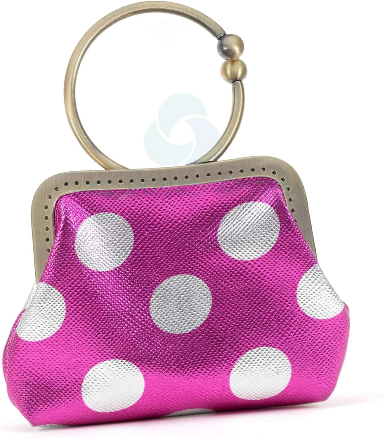 MZ 12.5cm Metal Purse Handle Frames for DIY Handbag Repair Elegant Smooth Grip Fixed Carry Handle for Bag Making Accessories