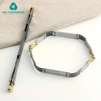 MZ Flexible Frame Bag Sealing Spring Clip Hexagonal Lock Frame Kiss Lock Bag Frame Hardware Replacement Accessories Purse Frame