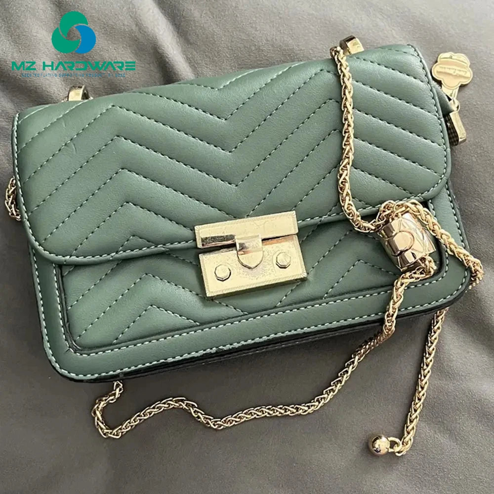 DIY Metal Purse Chain Strap Fashion Adjustable Gold Bag Metal Chain All-match Bag Accessories Strap Transfer Bead Bag Chain