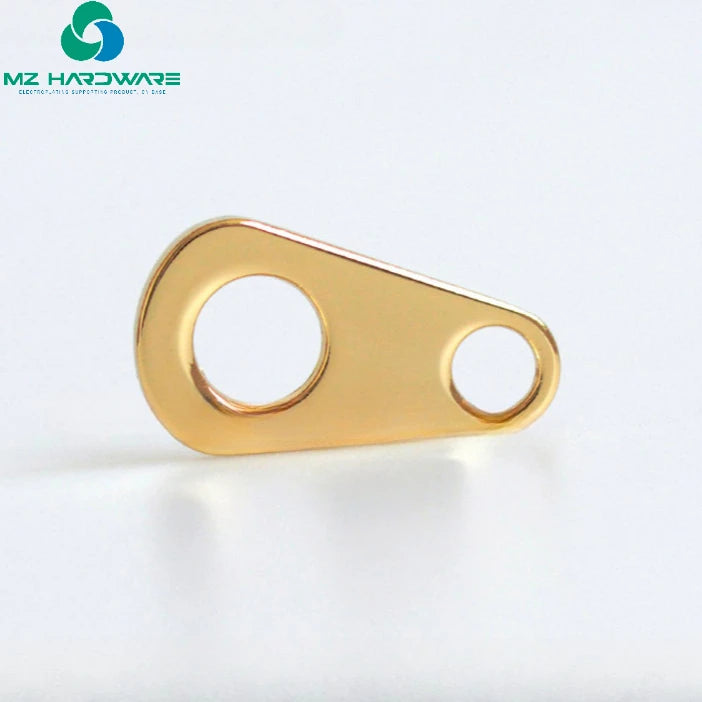 MZ New #5 Metal Round Pull Tab Hanging Plate Hollow Pull Card Thickened Zinc Alloy Material for Luggage Zipper Accessories